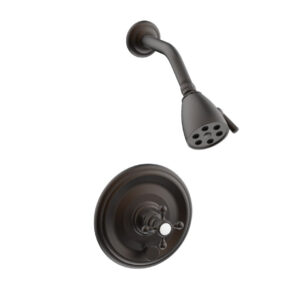 Phylrich HEX TRADITIONAL Pressure Balance Shower and Diverter Set (Less Spout) 4-151 – Oil Rubbed Bronze