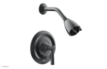 Phylrich HEX TRADITIONAL Pressure Balance Shower and Diverter Set (Less Spout) 4-152 - Gun Metal