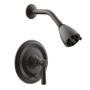 Phylrich HEX TRADITIONAL Pressure Balance Shower and Diverter Set (Less Spout) 4-152 – Oil Rubbed Bronze