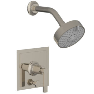Phylrich HEX MODERN Pressure Balance Shower and Diverter Set Lever Handle (Less Spout) 4-154 – Polished Nickel
