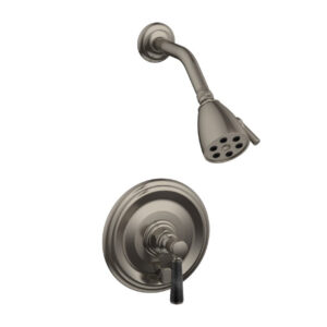 Phylrich HEX TRADITIONAL Pressure Balance Shower and Diverter Set (Less Spout) 4-160 – Pewter