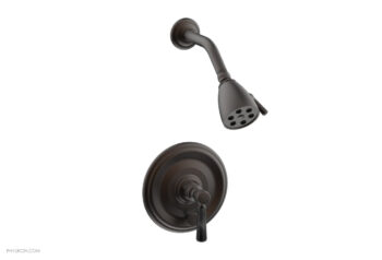 Phylrich HEX TRADITIONAL Pressure Balance Shower and Diverter Set (Less Spout) 4-160 - Oil Rubbed Bronze