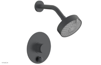 Phylrich BASIC II Pressure Balance Shower and Diverter Set (Less Spout) 4-188 - Gun Metal