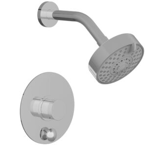 Phylrich BASIC II Pressure Balance Shower and Diverter Set (Less Spout) 4-188 – Polished Chrome