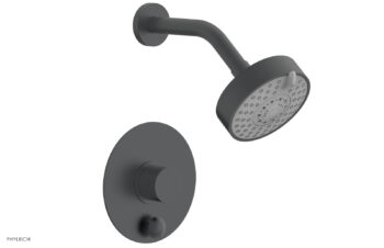 Phylrich BASIC II Pressure Balance Shower and Diverter Set (Less Spout) 4-189 - Gun Metal