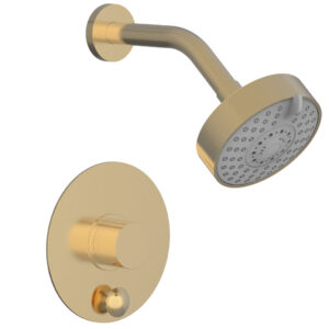 Phylrich BASIC II Pressure Balance Shower and Diverter Set (Less Spout) 4-189 – Satin Brass