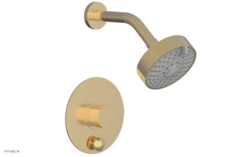 Phylrich BASIC II Pressure Balance Shower and Diverter Set (Less Spout) 4-189 - Satin Brass
