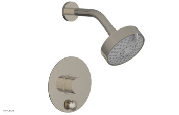 Phylrich BASIC II Pressure Balance Shower and Diverter Set (Less Spout) 4-189 - Polished Nickel