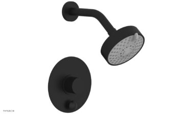 Phylrich BASIC II Pressure Balance Shower and Diverter Set (Less Spout) 4-189 - Matte Black
