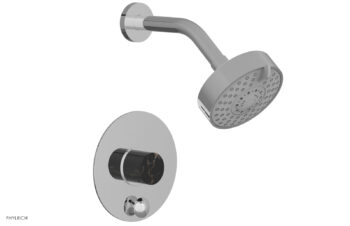 Phylrich BASIC II Pressure Balance Shower and Diverter Set (Less Spout) 4-190 - Polished Chrome