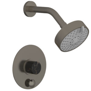 Phylrich BASIC II Pressure Balance Shower and Diverter Set (Less Spout) 4-190 – Pewter