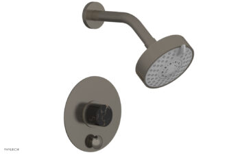 Phylrich BASIC II Pressure Balance Shower and Diverter Set (Less Spout) 4-190 - Pewter