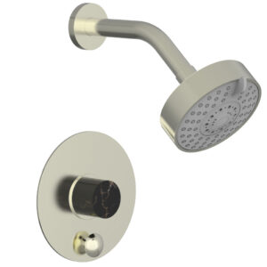 Phylrich BASIC II Pressure Balance Shower and Diverter Set (Less Spout) 4-190 – Satin Nickel