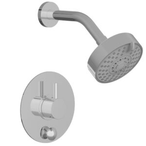 Phylrich BASIC II Pressure Balance Shower and Diverter Set (Less Spout) 4-191 – Polished Chrome