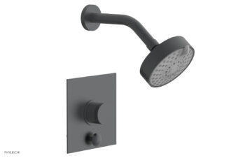 Phylrich BASIC II Pressure Balance Shower and Diverter Set (Less Spout) 4-192 - Gun Metal