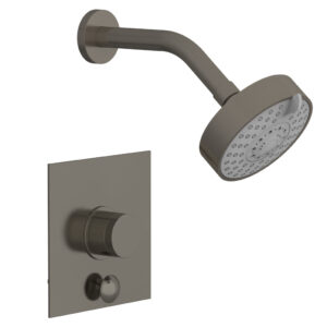 Phylrich BASIC II Pressure Balance Shower and Diverter Set (Less Spout) 4-192 – Pewter