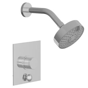 Phylrich BASIC II Pressure Balance Shower and Diverter Set (Less Spout) 4-192 – Polished Chrome