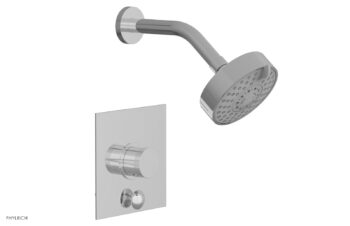 Phylrich BASIC II Pressure Balance Shower and Diverter Set (Less Spout) 4-192 - Polished Chrome