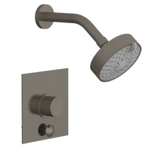 Phylrich BASIC II Pressure Balance Shower and Diverter Set (Less Spout) 4-193 – Pewter