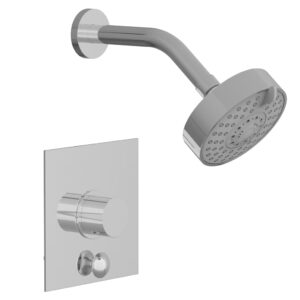 Phylrich BASIC II Pressure Balance Shower and Diverter Set (Less Spout) 4-193 – Polished Chrome