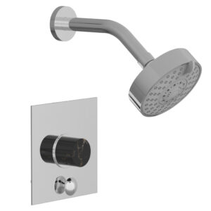 Phylrich BASIC II Pressure Balance Shower and Diverter Set (Less Spout) 4-194 – Polished Chrome