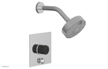 Phylrich BASIC II Pressure Balance Shower and Diverter Set (Less Spout) 4-194 - Polished Chrome