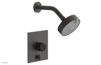 Phylrich BASIC II Pressure Balance Shower and Diverter Set (Less Spout) 4-194 - Oil Rubbed Bronze