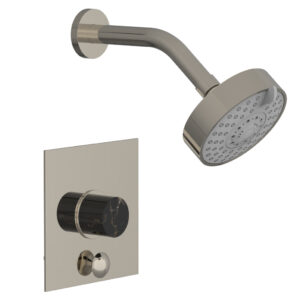 Phylrich BASIC II Pressure Balance Shower and Diverter Set (Less Spout) 4-194 – Polished Nickel