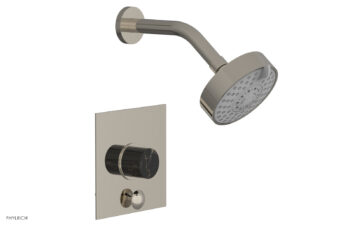Phylrich BASIC II Pressure Balance Shower and Diverter Set (Less Spout) 4-194 - Polished Nickel