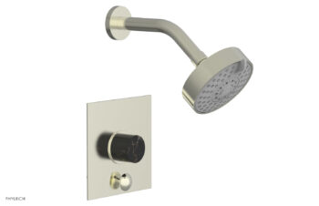 Phylrich BASIC II Pressure Balance Shower and Diverter Set (Less Spout) 4-194 - Satin Nickel