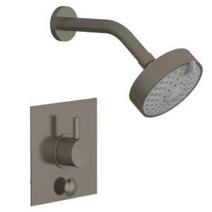 Phylrich BASIC II Pressure Balance Shower and Diverter Set (Less Spout) 4-195 – Pewter