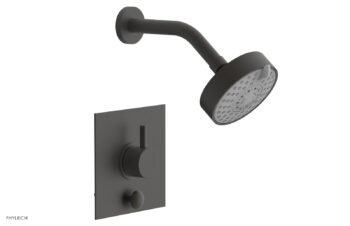 Phylrich BASIC II Pressure Balance Shower and Diverter Set (Less Spout) 4-195 - Oil Rubbed Bronze