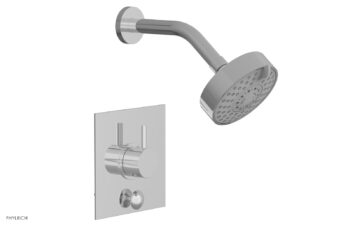 Phylrich BASIC II Pressure Balance Shower and Diverter Set (Less Spout) 4-195 - Polished Chrome