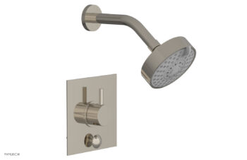 Phylrich BASIC II Pressure Balance Shower and Diverter Set (Less Spout) 4-195 - Polished Nickel