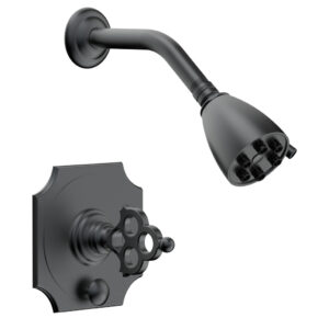 Phylrich MAISON Pressure Balance Shower and Diverter Set (Less Tub Spout) 4-471 – Gun Metal