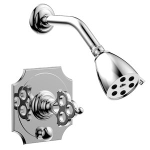 Phylrich MAISON Pressure Balance Shower and Diverter Set (Less Tub Spout) 4-471 – Polished Chrome