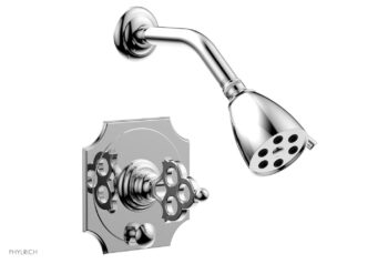 Phylrich MAISON Pressure Balance Shower and Diverter Set (Less Tub Spout) 4-471 - Polished Chrome