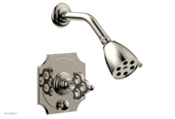 Phylrich MAISON Pressure Balance Shower and Diverter Set (Less Tub Spout) 4-471 - Polished Nickel