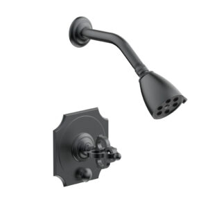 Phylrich COURONNE Pressure Balance Shower and Diverter Set (Less Spout) 4-474 – Gun Metal