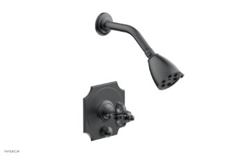 Phylrich COURONNE Pressure Balance Shower and Diverter Set (Less Spout) 4-474 - Gun Metal