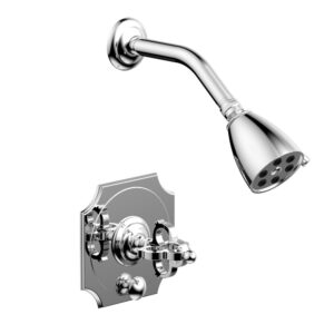 Phylrich COURONNE Pressure Balance Shower and Diverter Set (Less Spout) 4-474 – Polished Chrome