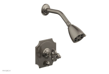Phylrich COURONNE Pressure Balance Shower and Diverter Set (Less Spout) 4-474 - Pewter