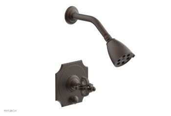 Phylrich COURONNE Pressure Balance Shower and Diverter Set (Less Spout) 4-474 - Oil Rubbed Bronze