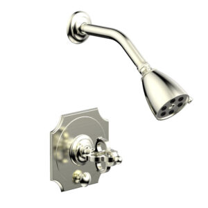 Phylrich COURONNE Pressure Balance Shower and Diverter Set (Less Spout) 4-474 – Satin Nickel