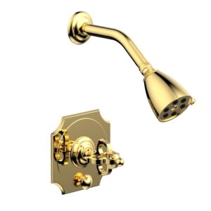 Phylrich COURONNE Pressure Balance Shower and Diverter Set (Less Spout) 4-474 – Polished Gold