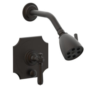 Phylrich MARVELLE Pressure Balance Shower and Diverter Set (Less Spout), Lever Handle 4-478 – Oil Rubbed Bronze