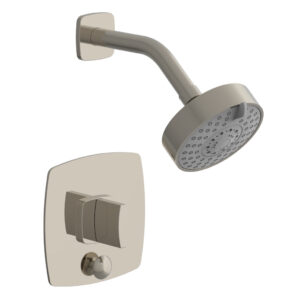 Phylrich RADI Pressure Balance Shower and Diverter Set (Less Spout), Blade Handle 4-557 – Polished Nickel