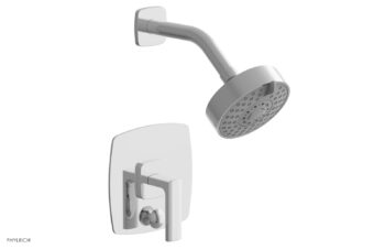 Phylrich RADI Pressure Balance Shower and Diverter Set (Less Spout), Lever Handle 4-558 - Polished Chrome