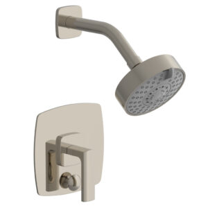 Phylrich RADI Pressure Balance Shower and Diverter Set (Less Spout), Lever Handle 4-558 – Polished Nickel