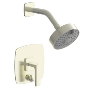 Phylrich RADI Pressure Balance Shower and Diverter Set (Less Spout), Lever Handle 4-558 – Satin Nickel